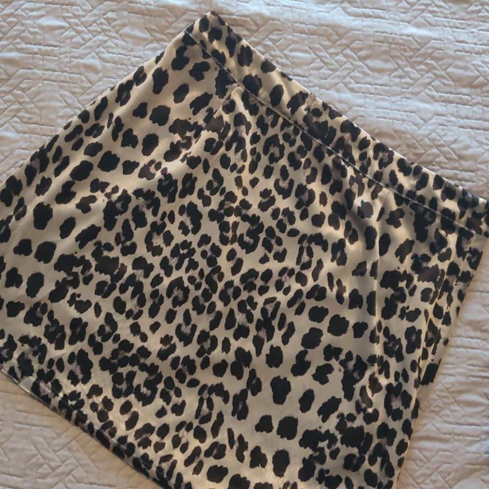Main Strip Velvet skirt